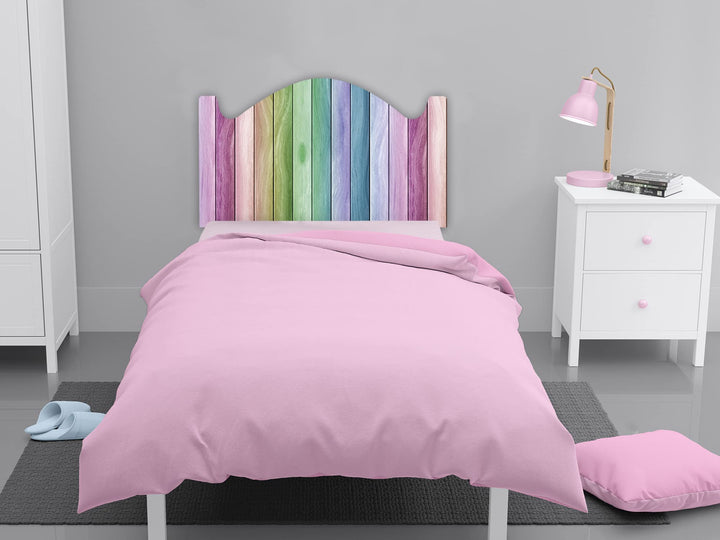 Oedim Kopfteil für Bett, PVC, Digitaldruck, Holzoptik, Mehrfarbig, 115 x 60 cm, erhältlich in versch