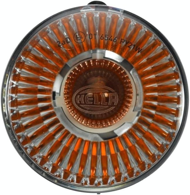 HELLA - Blinkleuchte - Halogen - 12V - Einbau/Schraubanschluss - Lichtscheibenfarbe: grau - links/re