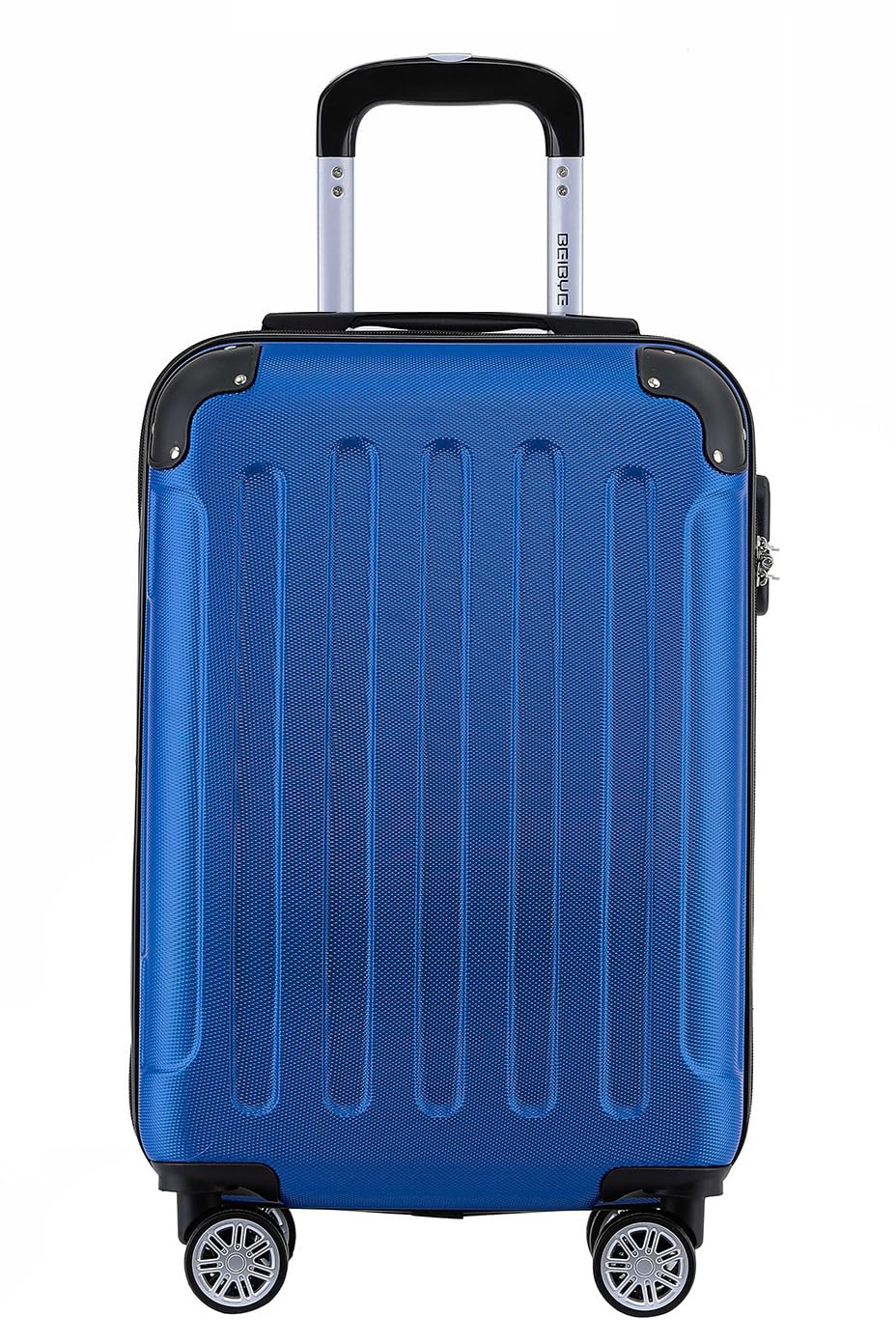 BEIBYE- Hartschalenkoffer Koffer Trolley Rollkoffer Reisekoffer Zahlenschloss 4 Zwilings-Rollen (Dia