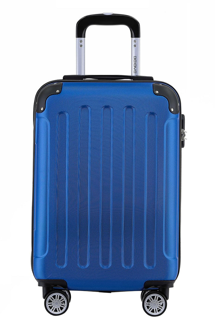 BEIBYE- Hartschalenkoffer Koffer Trolley Rollkoffer Reisekoffer Zahlenschloss 4 Zwilings-Rollen (Dia