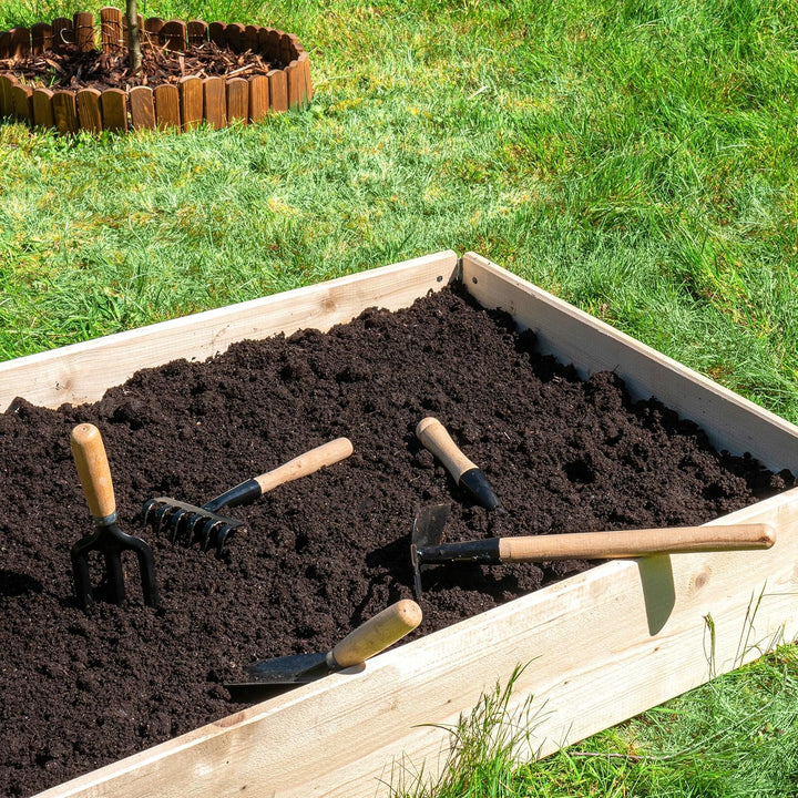 Gartenhelfer Set Garronda Blumenkelle Gartenschaufel, Mini Gartengabel, Pflanzhelfer Mini Gartenwerk