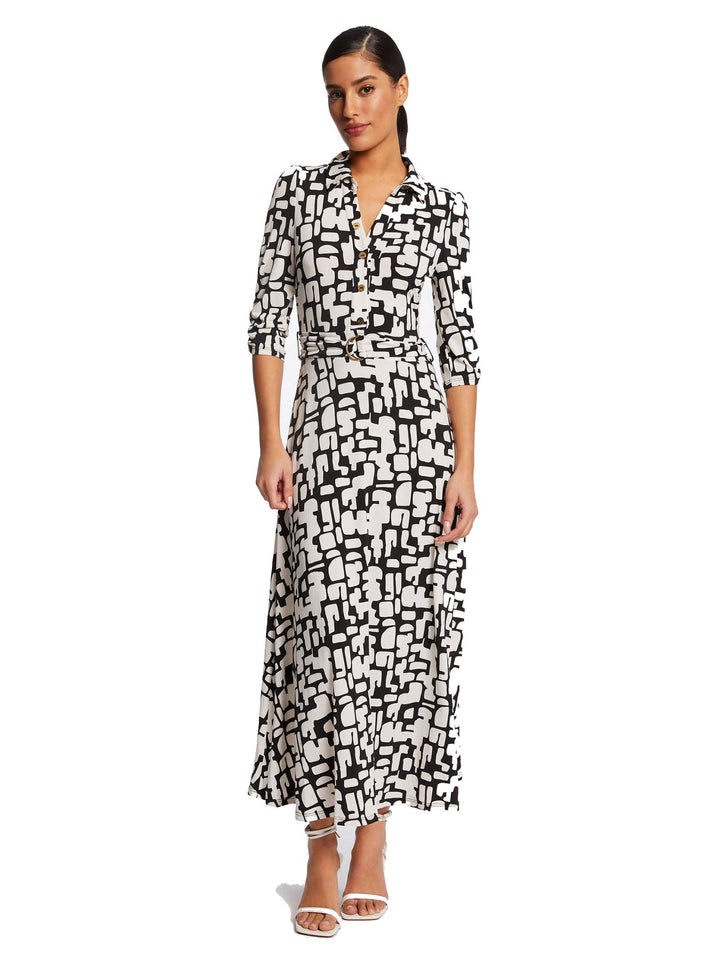 Morgan Damen Robe 38 Offwhite/Schwarz, 38 Offwhite/Schwarz