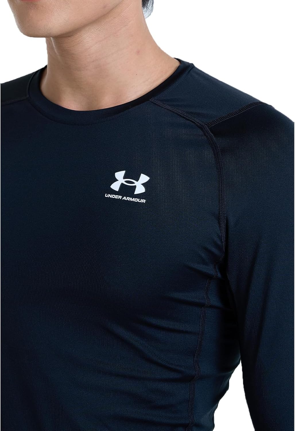 Under Armour Herren Armour HeatGear Compression Long-Sleeve T-Shirt Hemd, Blickdicht Schwarz XS, Sch