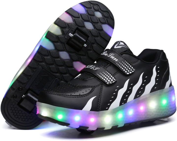 HUSKSWARE Kinder Sneaker 2-4 Räder Jungen Mädchen Sneaker Party Geburtstag Weihnachten 32 EU 028 Sch