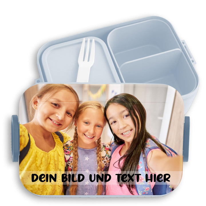Kinder Bento Box Midi für Mepal Bentobox - Brotbox Dein Bild und Text I Custom Text und Foto Lunchbo