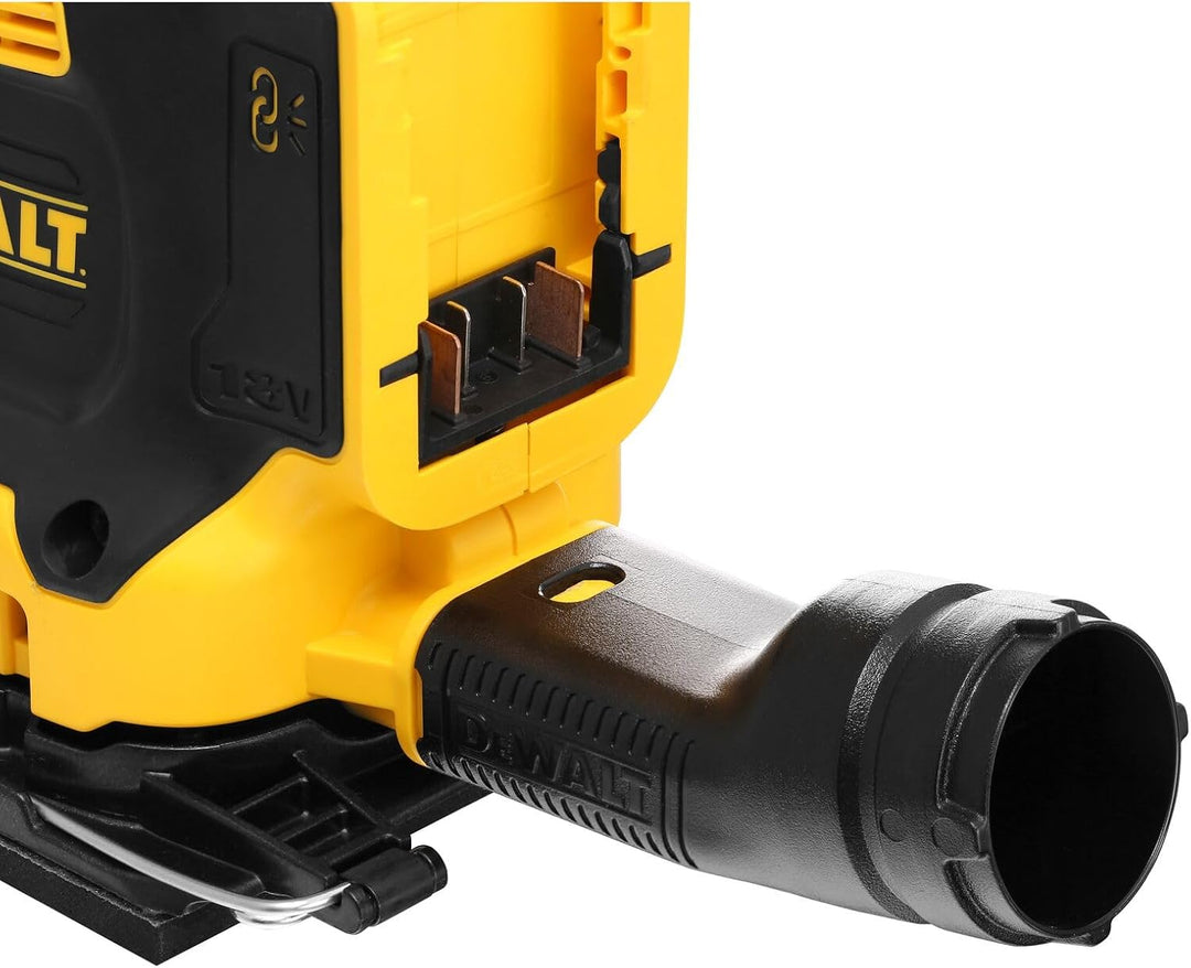 DEWALT DCW200N-XJ 18V XR Brushless 1/4 Blatt Handschleifer (blanke Einheit) Top, Top