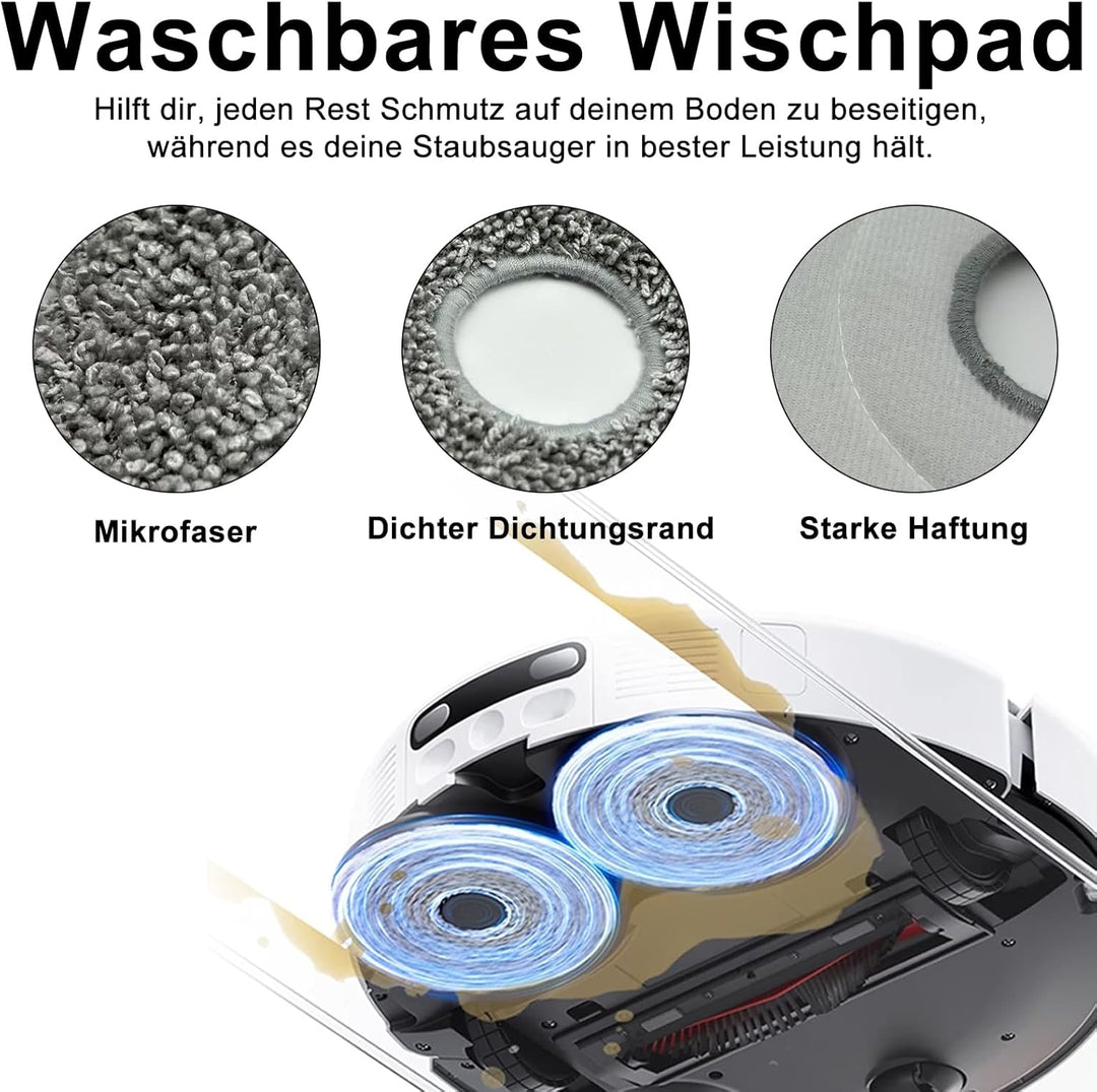 Homruich 23 Stück Zubehör für Xiaomi X20 Max / X20 Pro Staubsauger Ersatzteil, 1 Hauptbürste, 4 Filt