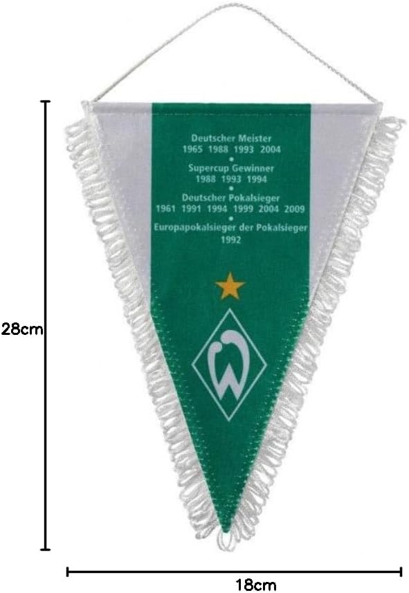 Wimpel Erfolge ca.18 cm x 28 cm SV WERDER BREMEN NEU