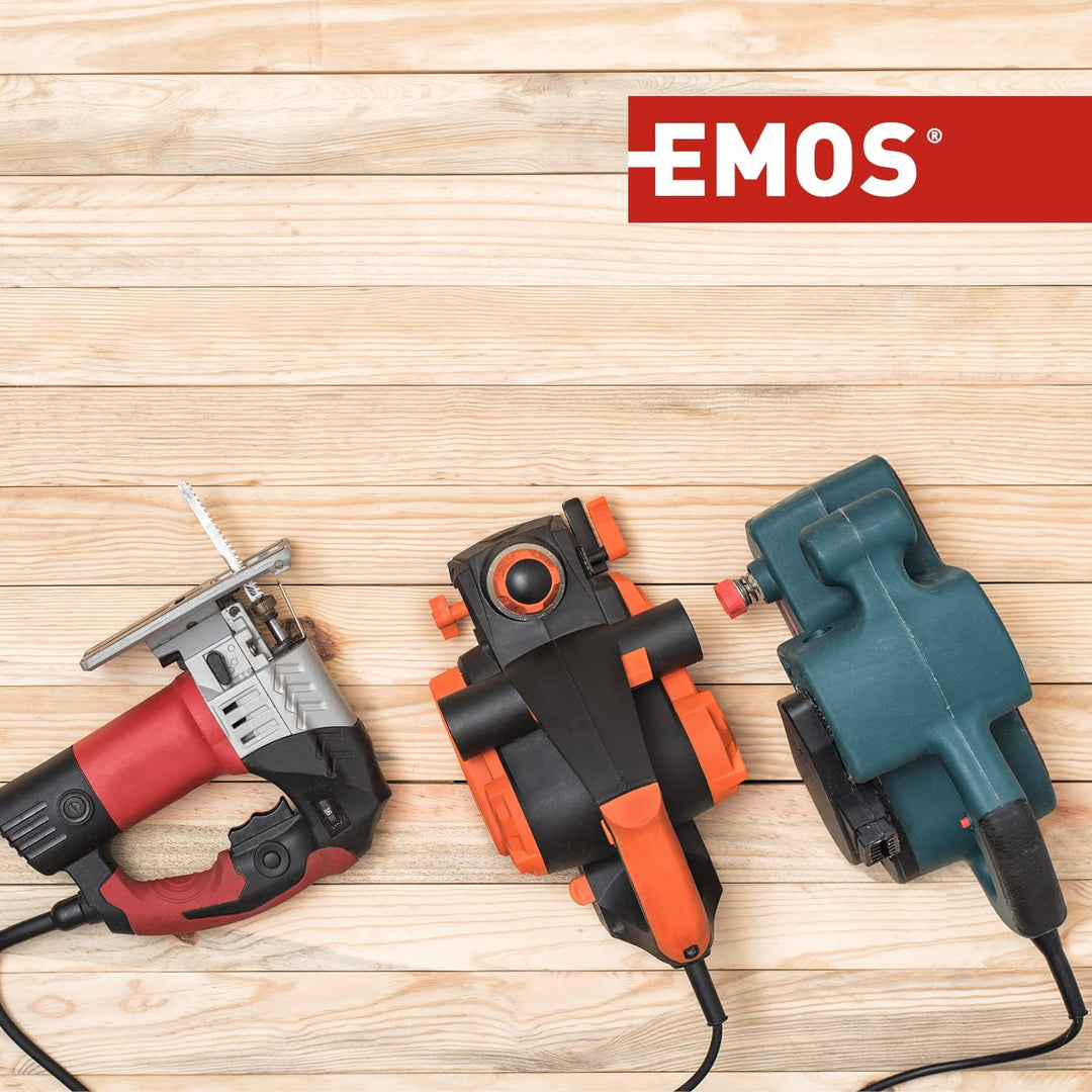 EMOS S03430 Bügeleisen-Anschlussleitung, 3m Zuleitungskabel/Anschlusskabel/Schuko Bügeleisenkabel au