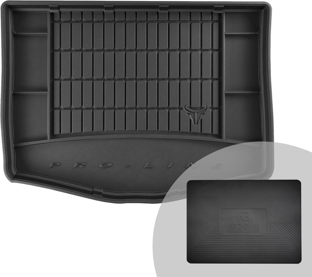 FROGUM ProLine 3D Gummimatte Exklusive Auto Kofferraummatte Kofferraumwanne für Ford C-Max II 2010-2