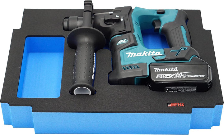 Aptex Schaumeinlage passend für Makita Akku-Bohrhammer DHR 171 für MakPac Gr. 2-3