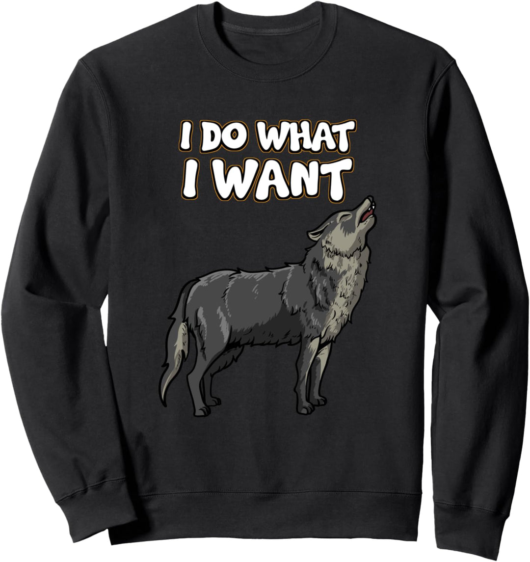Ironie Sarkusmus Lustig Witzig - I Do What I Want Sweatshirt