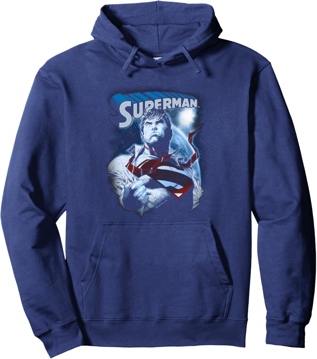 Superman Protect Earth Pullover Hoodie