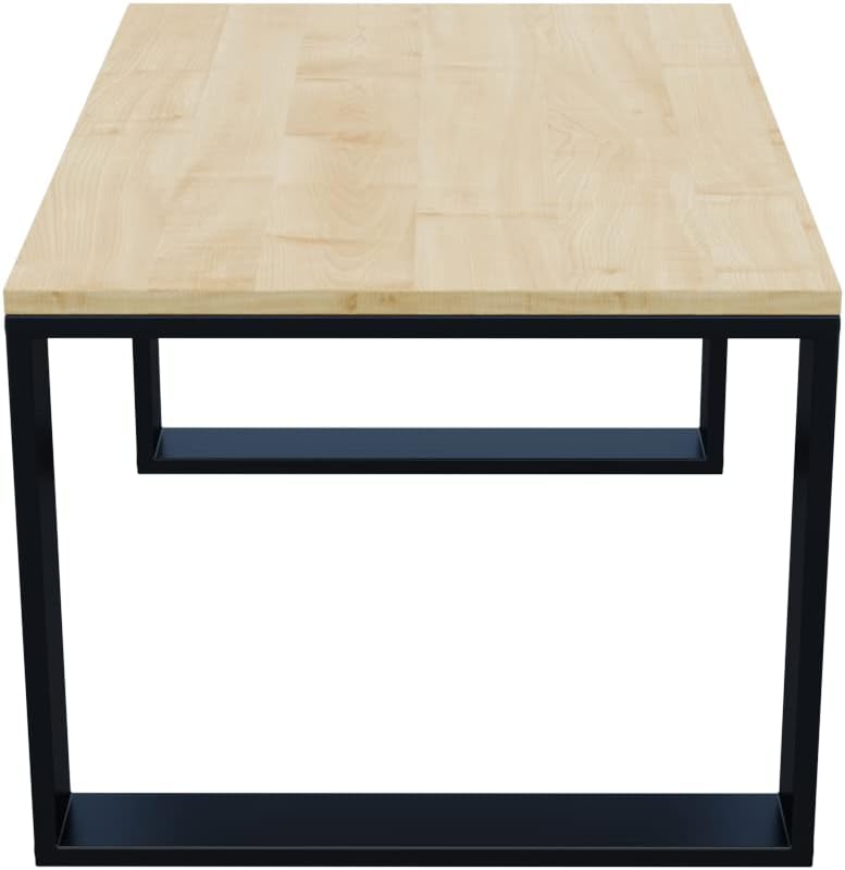 AKKE Couchtisch Wohnzimmertisch Beistelltisch Tisch Für Wohnzimmer Ahorn 60 x 60 x 45 L:60cm x B:60c