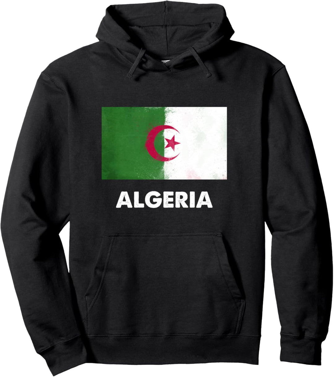 Algerische Flagge Algerien Pullover Hoodie