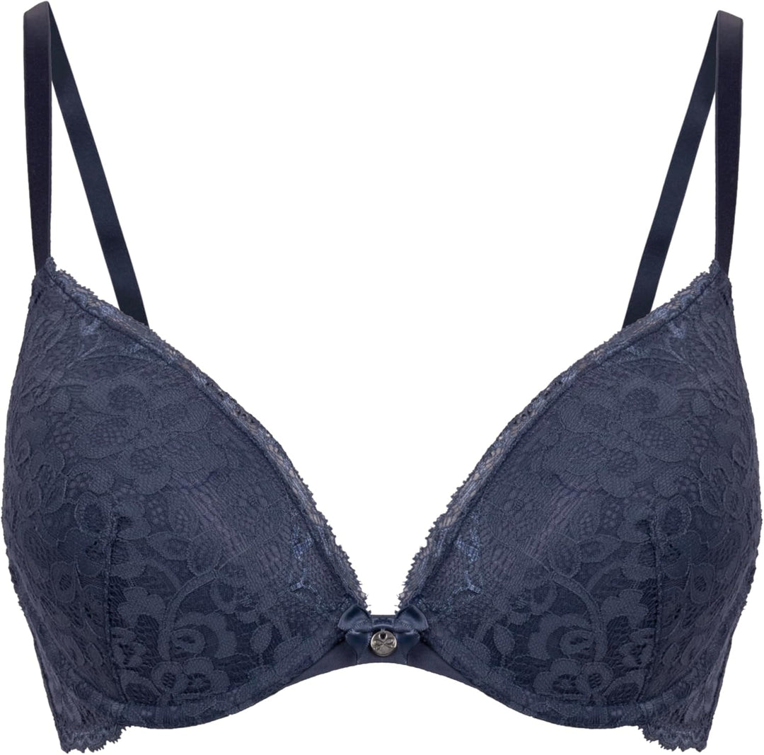 Hunkemöller Vorgeformter Push-up-Bügel-BH Marine 70A Blue Indigo, 70A Blue Indigo