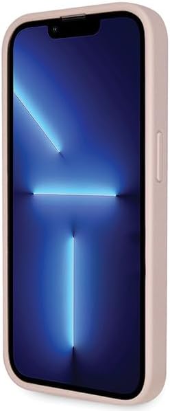 Guess GUHCP14LP4TDSCPP Hülle für iPhone 14 Pro 6.1" Rosa hardcase Crossbody 4G Metal Logo