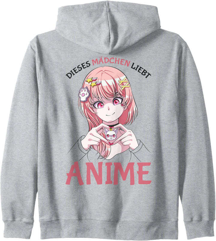 Anime Mädchen Kinder Manga Anime Merch Kapuzenjacke