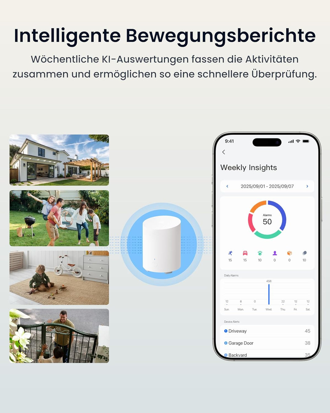 Reolink Magnetische Überwachungskamera Akku Set, 9 Monate Laufzeit, Lokaler Speicher, Fernzugriff, S