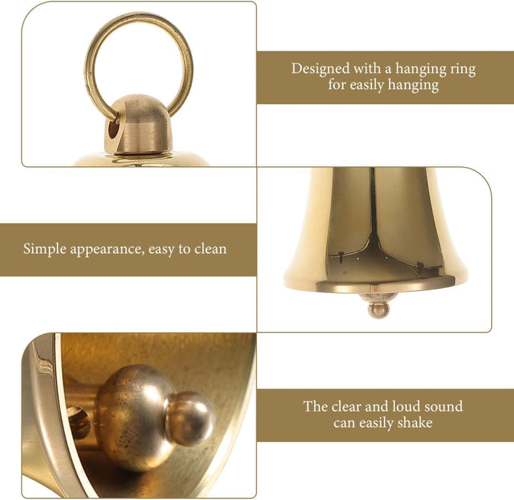 Vintage Bell Anhänger Messing Glocke Zum Aufhängen Für Windspiel Deko Weihnachten DIY Handwerksglock