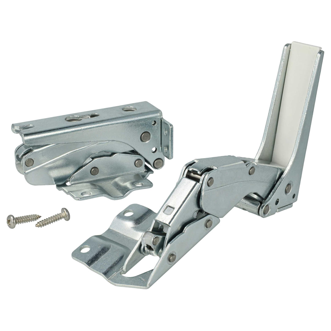 vhbw 2x Türscharnier Ersatz für Bosch 265843, 00481147, 265273, 265841, 00492680, 00265272, 00172410