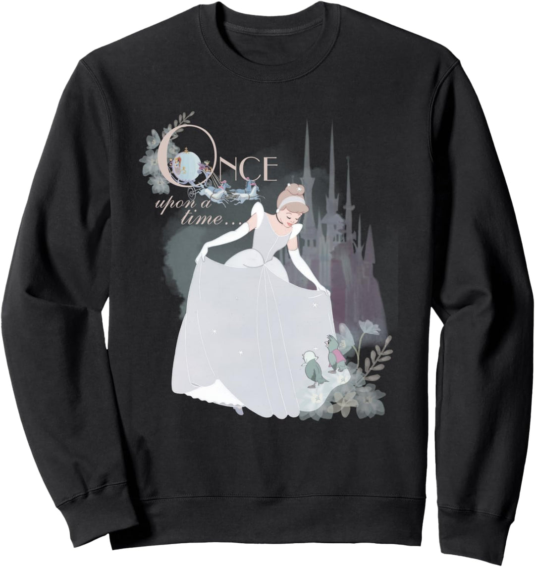 Disney Princess Cinderella Vintage Once Upon a Time Sweatshirt
