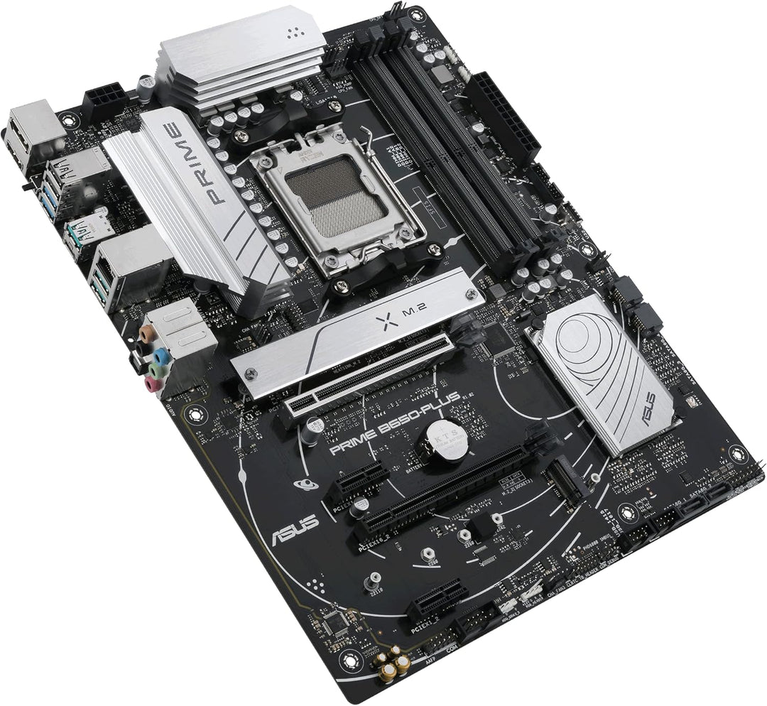 ASUS Prime B650-PLUS CSM Mainboard Sockel AMD AM5 (Ryzen 7000, ATX, DDR5 Speicher, PCIe 5.0 M.2, 2.5