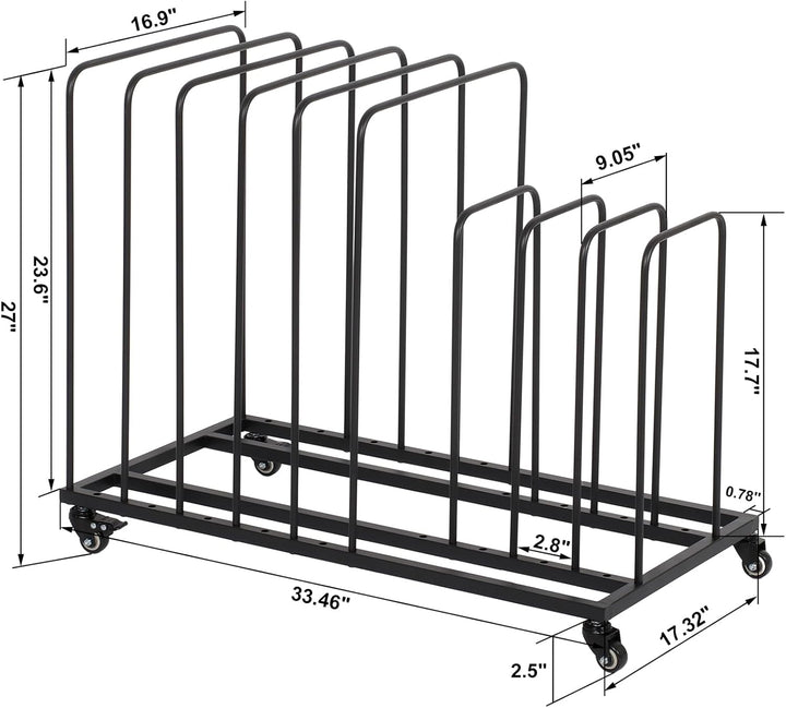 uyoyous Mobile Kunst-Trockengestell 85×69×44cm Trockengestell für Kunst Einstellbares Intervall Kuns