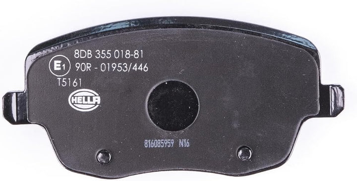 HELLA PAGID 8DB 355 018-811 Bremsbelagsatz - T5161 - Dicke/Stärke: 19mm - Bremssystem: Lucas - mit i