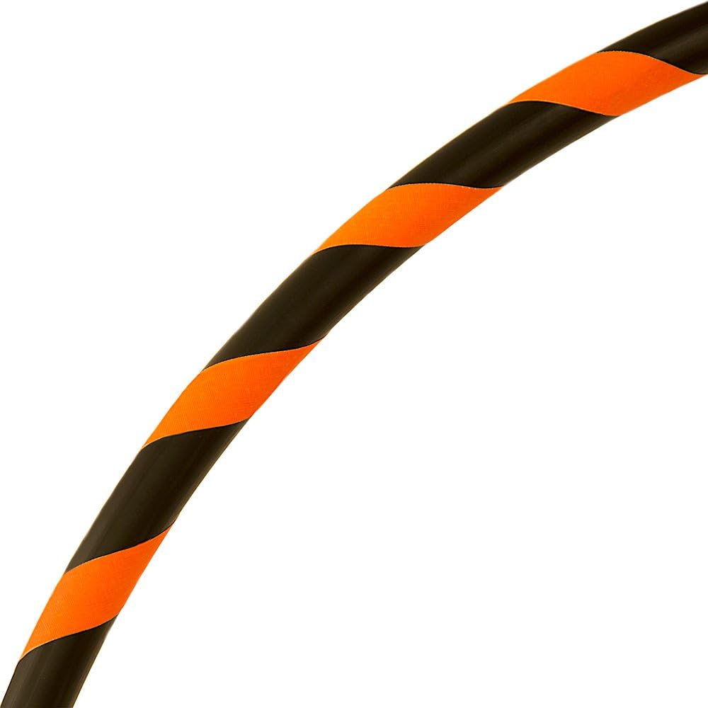 HOOPOMANIA Hula Hoop Reifen für Anfänger [Ø90cm - Ø105cm] Hula Hoop Reifen Erwachsene Ø90cm Neon Ora