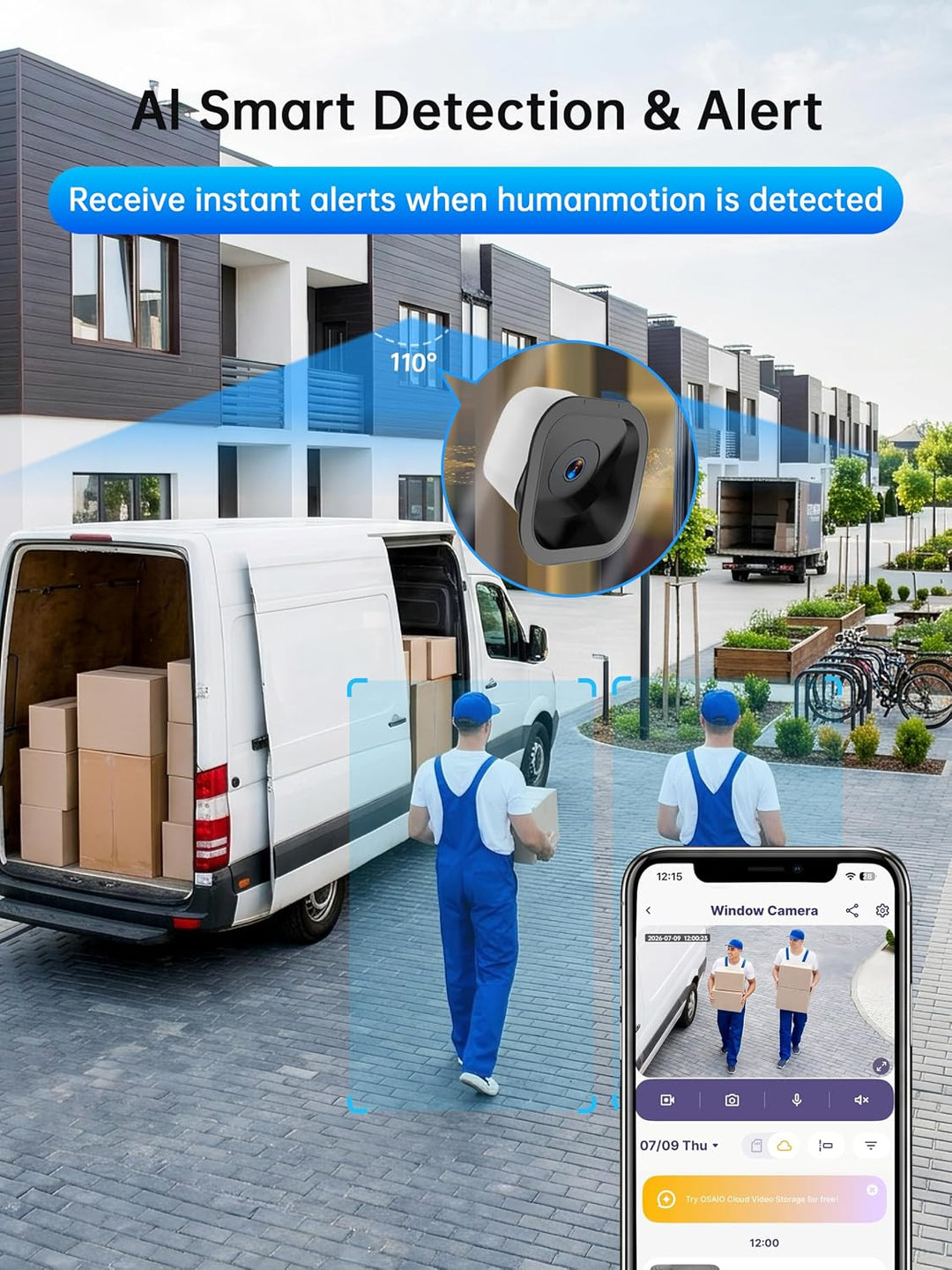 2K Fensterkamera Innen, Dual‑Band WLAN Überwachungskamera Innen,Mini Kamera Weiss 1 Stück, Weiss 1 S