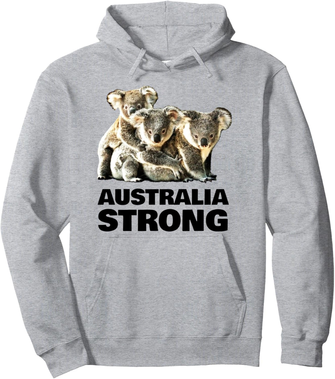 Australia Strong Australische Tierwelt Tier Koala Bär Pullover Hoodie