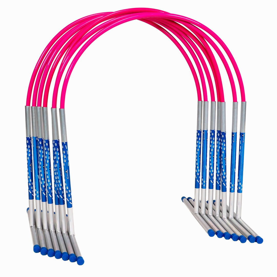 Hoopers Agility Hoops - NADAC Hoopers Agility Hoops ohne Mittelstrebe (Grosspackung) Pink, Pink