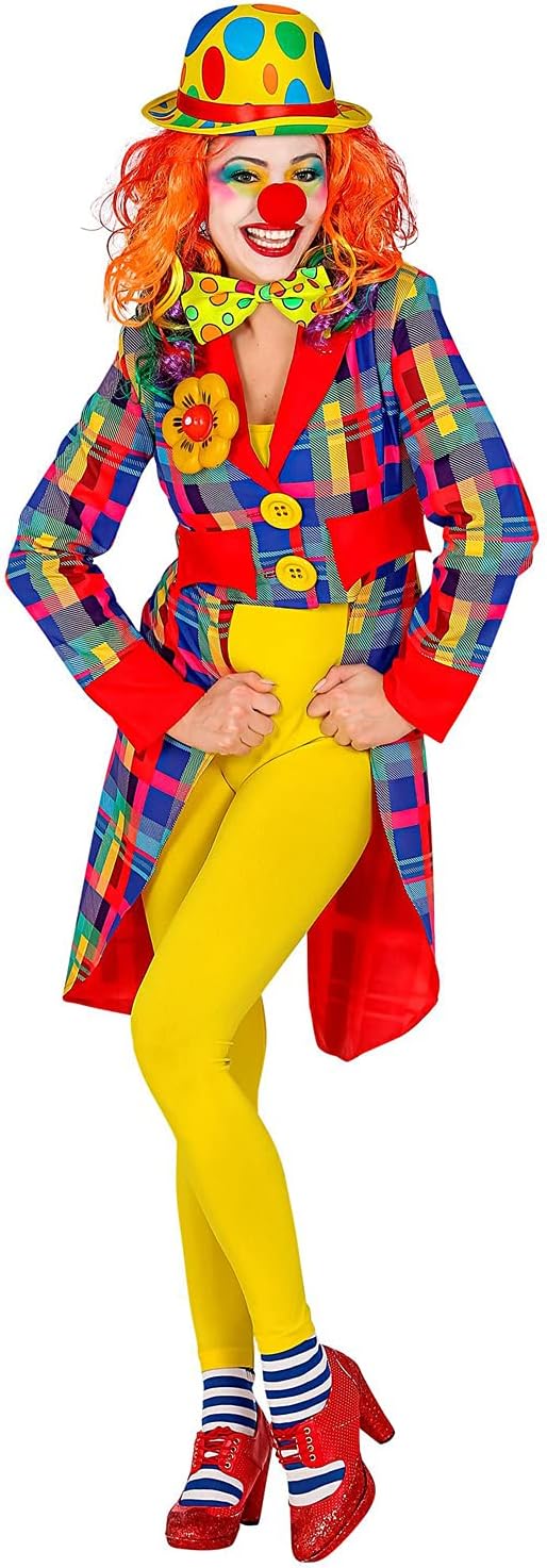 Widmann - Kostüm Clown, Frack, Zirkusdirektorin, Motto-Party, Karneval XL, XL