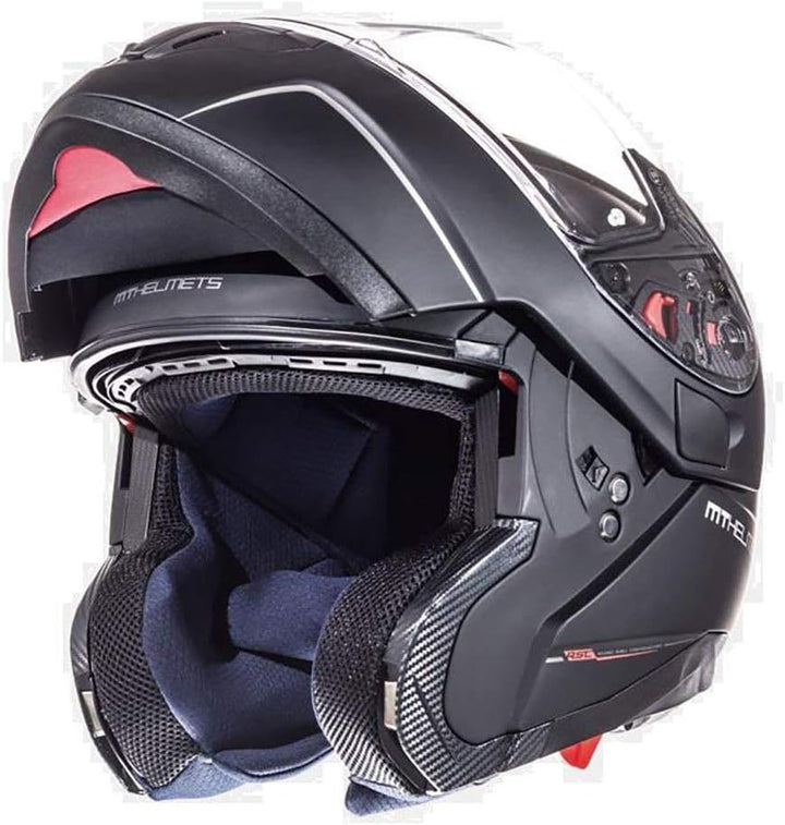 MT HELMETS ATOM SV SOLID MATT BLACK XL