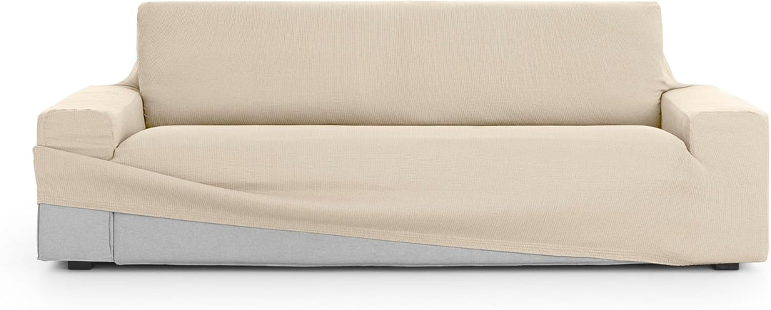 Eysa Ulises elastisch Sofa überwurf 3 sitzer, Polyester-Baumwolle, 00-Ecru, 37 x 9 x 29 cm 37 x 9 x