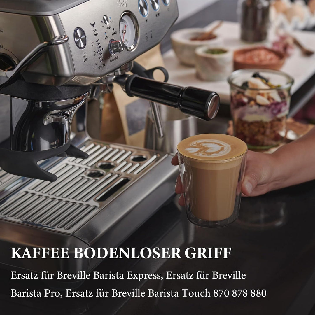 54mm Kaffee Bodenloser Griff, Ersatz für Breville Barista Express Pro, Ersatz für Breville Barista T