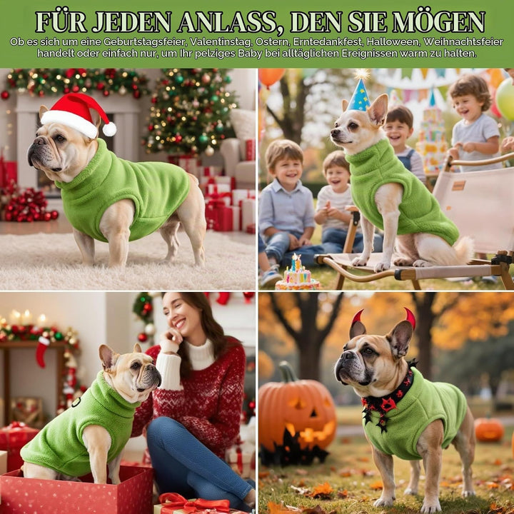 Hundemantel Fleece Hunde Jacken Hund warme Mäntel Winter Haustier Kleidung Hoodies Pullover Jumpsuit