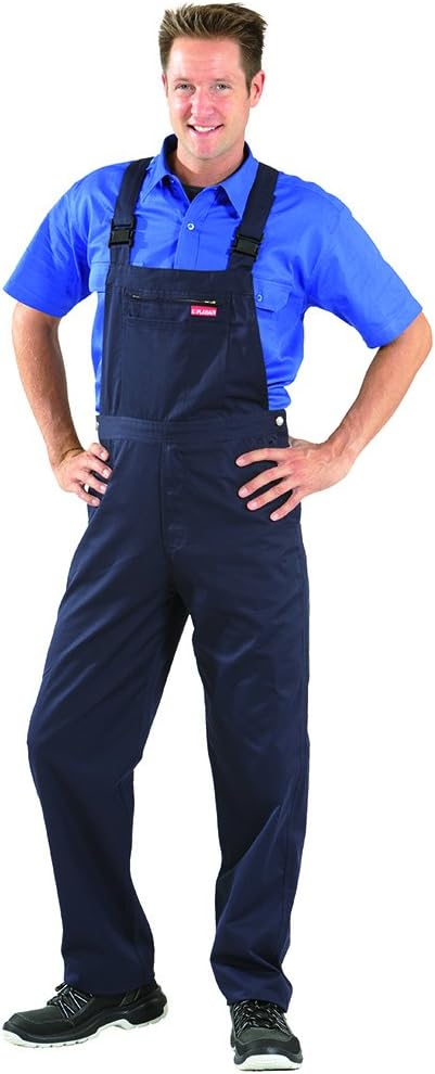Planam 0834027 MG 260 Latzhose, Hydronblau, Grösse 27 Hydronblau 27, Hydronblau 27