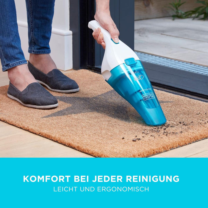 BLACK+DECKER dustbuster Nass- & Trockensauger 3,6V Akku-Handstaubsauger, WDC115WA-QW