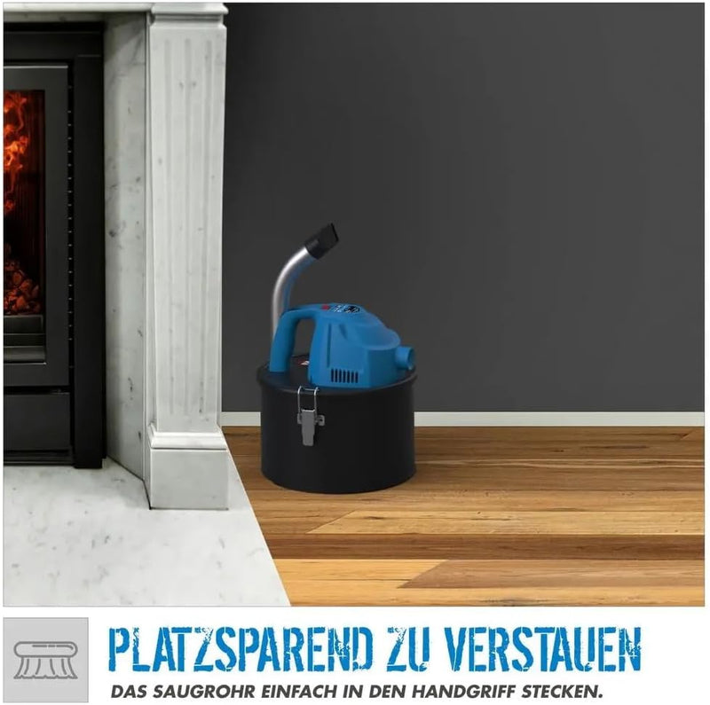 Güde Aschesauger GA 4-600.1 17015, Aluminium, Kunststoff, Blau, Schwarz, 600 W