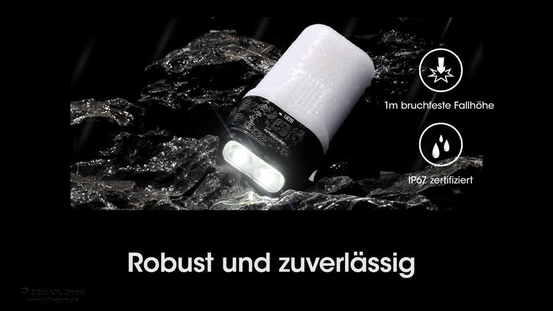 Nitecore LR70 - Nitecore LR70 - 3000 Lumen, Powerbank, Laterne