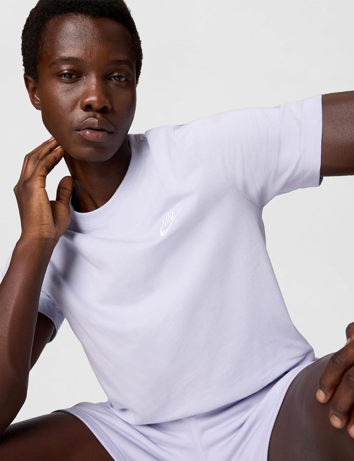 Nike Herren Sportswear Club T-Shirt S Ghost/White, S Ghost/White