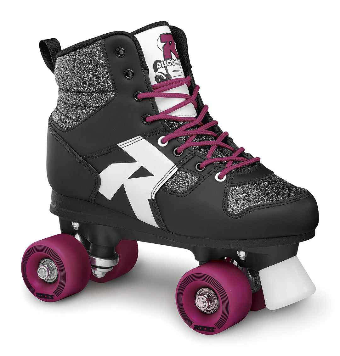 Roces Disco Palace Rollerskates/Rollschuhe Street 38 glitter-Black, 38 glitter-Black