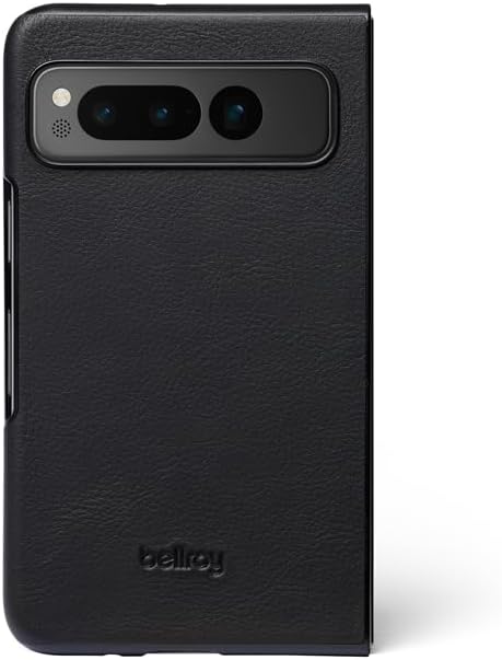 Bellroy Leather Case für Pixel Fold - Black, Black