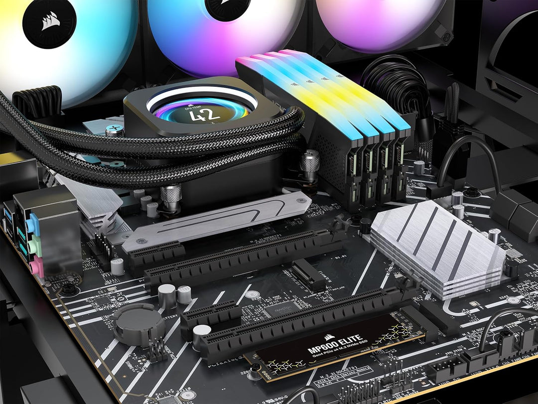 CORSAIR MP600 ELITE 1TB M.2 PCIe Gen4 x4 NVMe SSD - M.2 2280 - Bis zu 7.000MB/Sek. Sequentielles Les