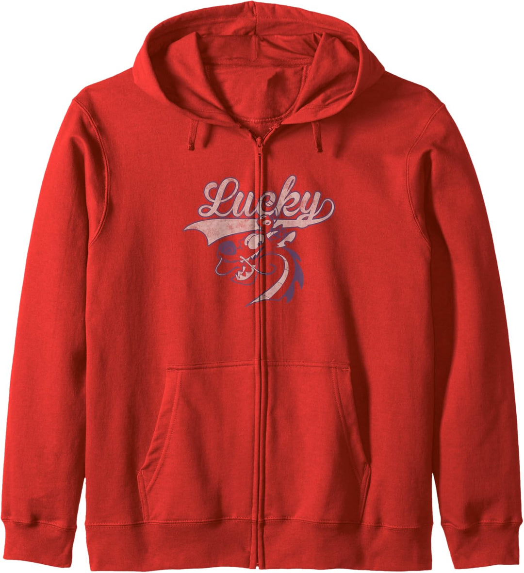Disney Mulan Mushu And Cri-Kee Lucky Portrait Kapuzenjacke