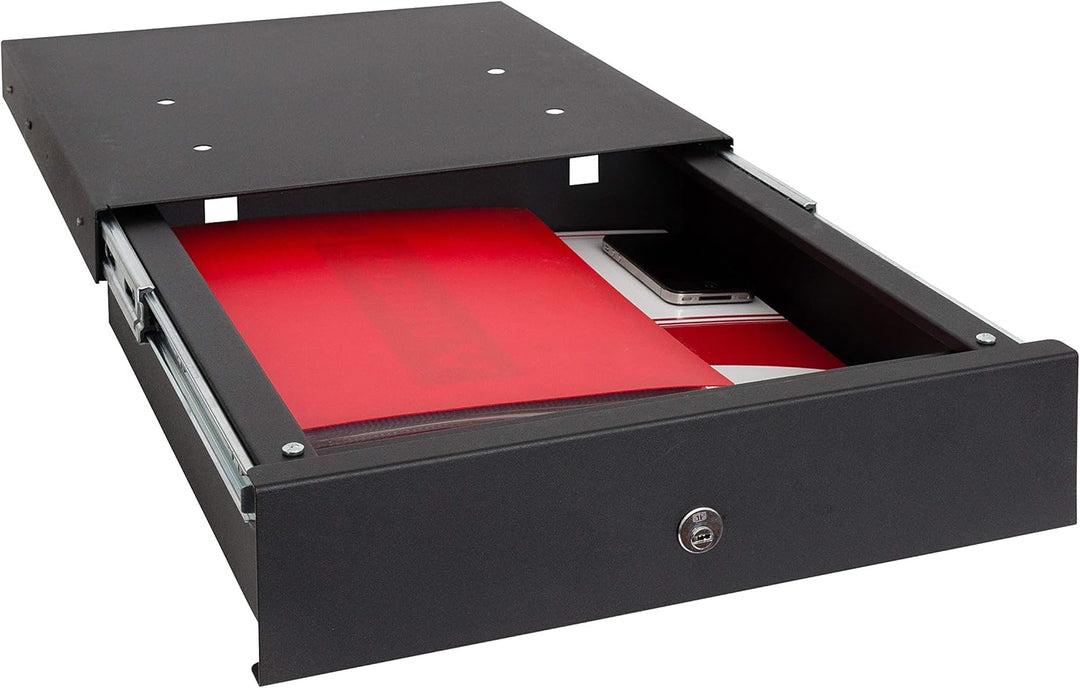 ARREGUI Box-In 22100-S1 Tresor zur Tranung im Küchensockel, 14,8x41x45 cm, 19 L, schwarz