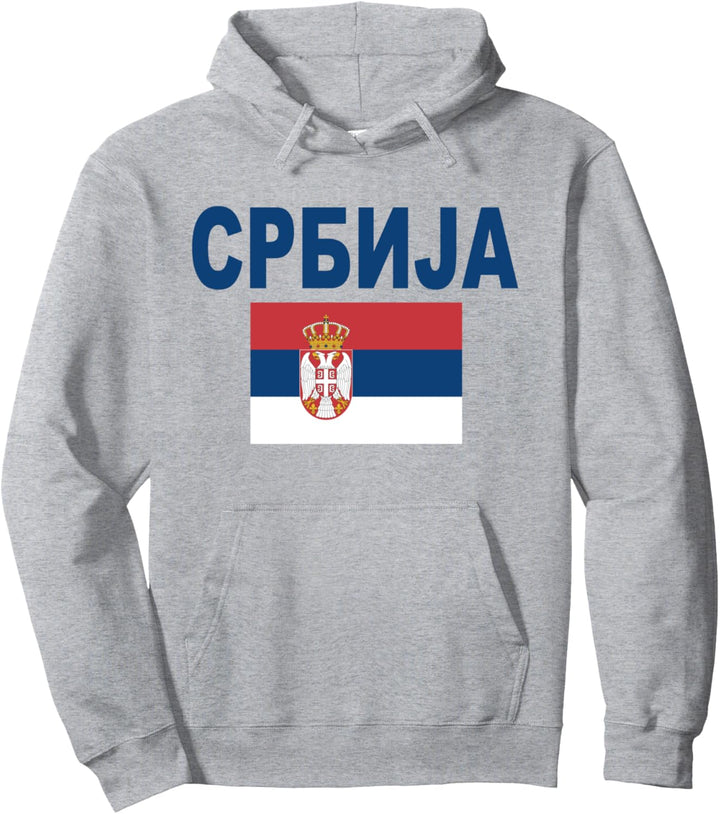 Serbien Flagge Serbia Flag Serbische Flaggen Herren Damen Pullover Hoodie