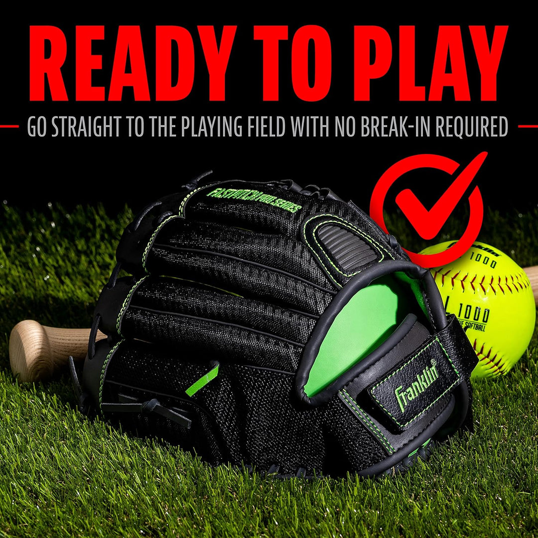 Franklin Sports Fastpitch Pro Series Softballhandschuhe lime 28 cm Rechte Hand Wurf, lime 28 cm Rech